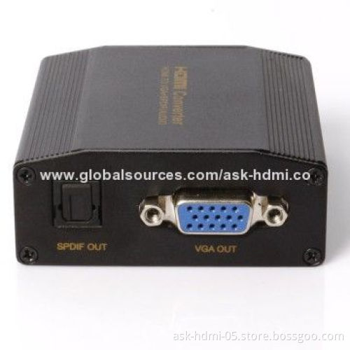 HDMI to VGA + SPDIF/Audio HDMI Converter with Best Price